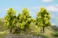 70937 Auhagen Deciduous trees light green 11 cm